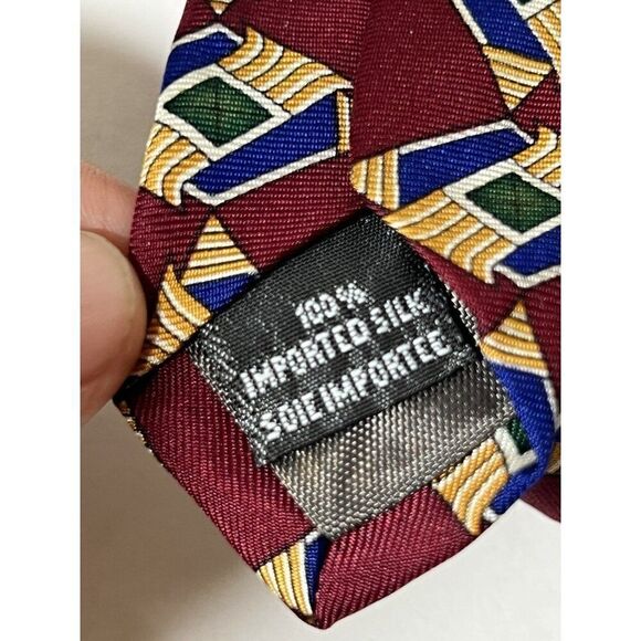 Lot 2 Vintage Christian Dior Designer Cravates Tie Silk - Picture 4 of 7